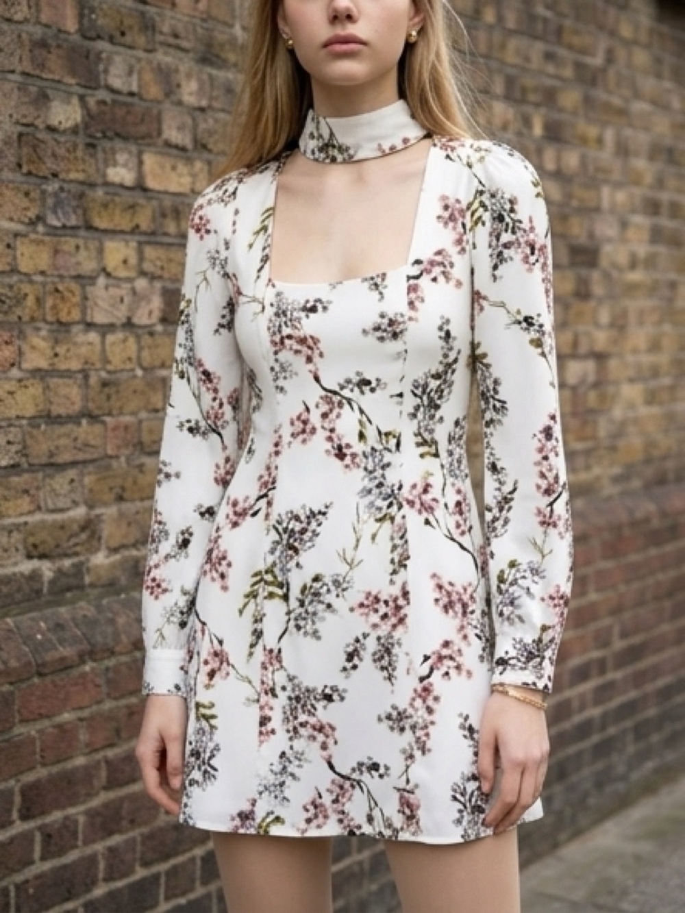 STONE COLD FOX SILK MINI DRESS